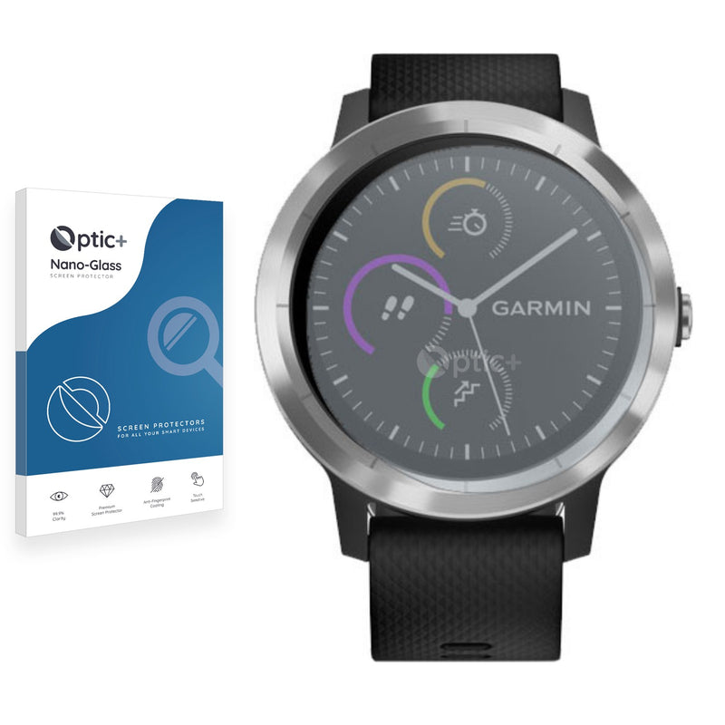 Optic Nano Glass Screen Protector for Garmin Vivoactive 3 ScreenShield