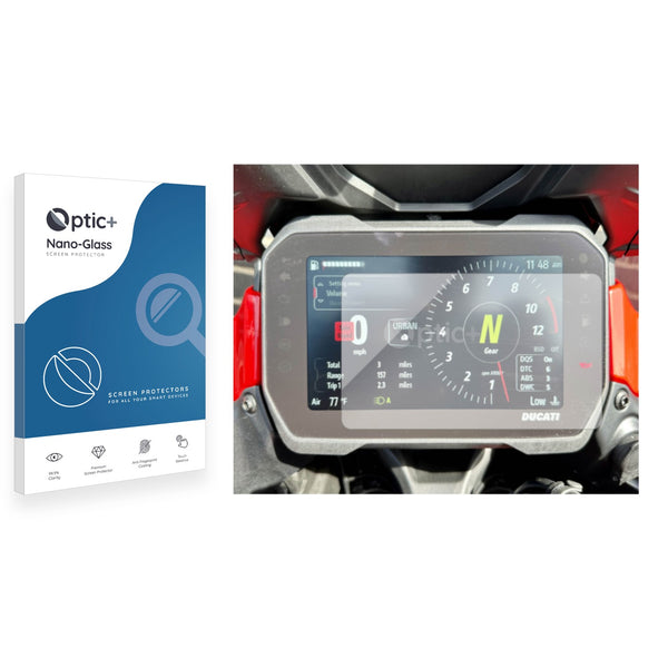 Optic+ Nano Glass Screen Protector for Ducati Multistrada V4 Pikes Peak 2023