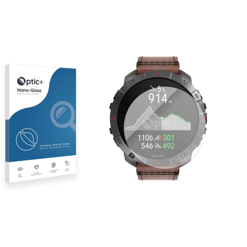 Nano Glass screen protector for Polar Grit X2 Pro Titan