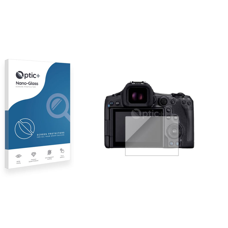 Optic+ Nano Glass Screen Protector for Canon EOS R5 Mark II