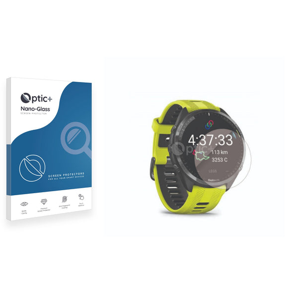 Optic+ Nano Glass Screen Protector for Garmin Forerunner 965