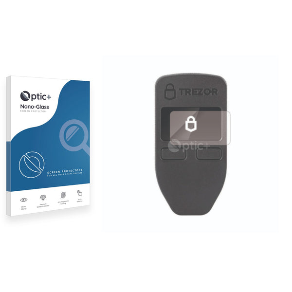 Optic+ Nano Glass Screen Protector for Trezor Model One