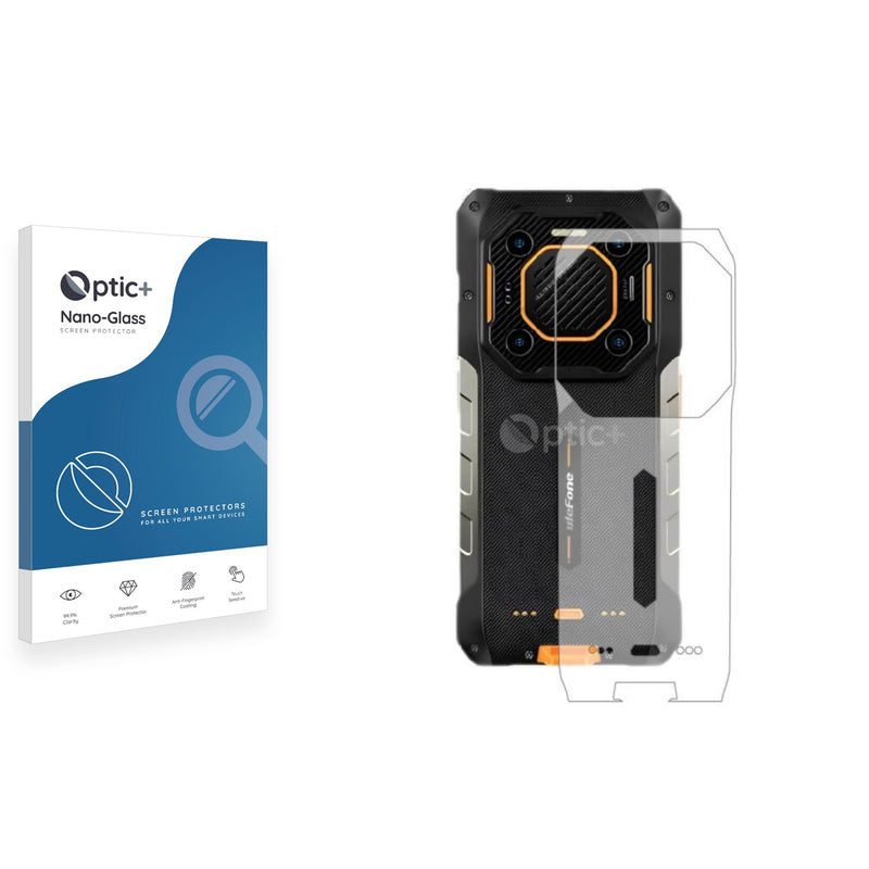 Optic+ Nano Glass Rear Protector for Ulefone Armor 26 Ultra (Back)