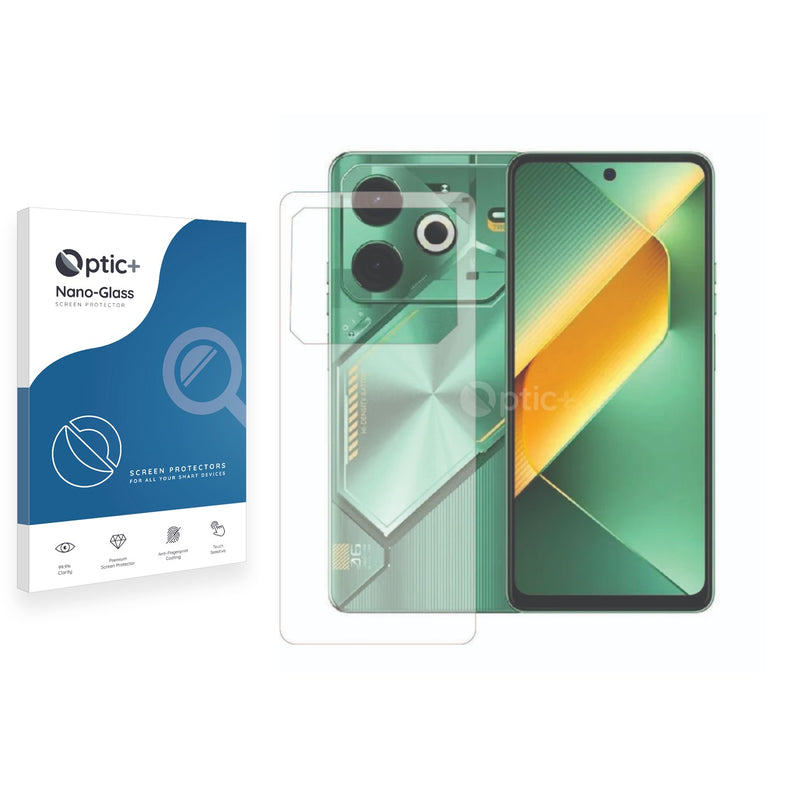 Optic+ Nano Glass Rear Protector for Tecno Pova 6 Neo (Back)