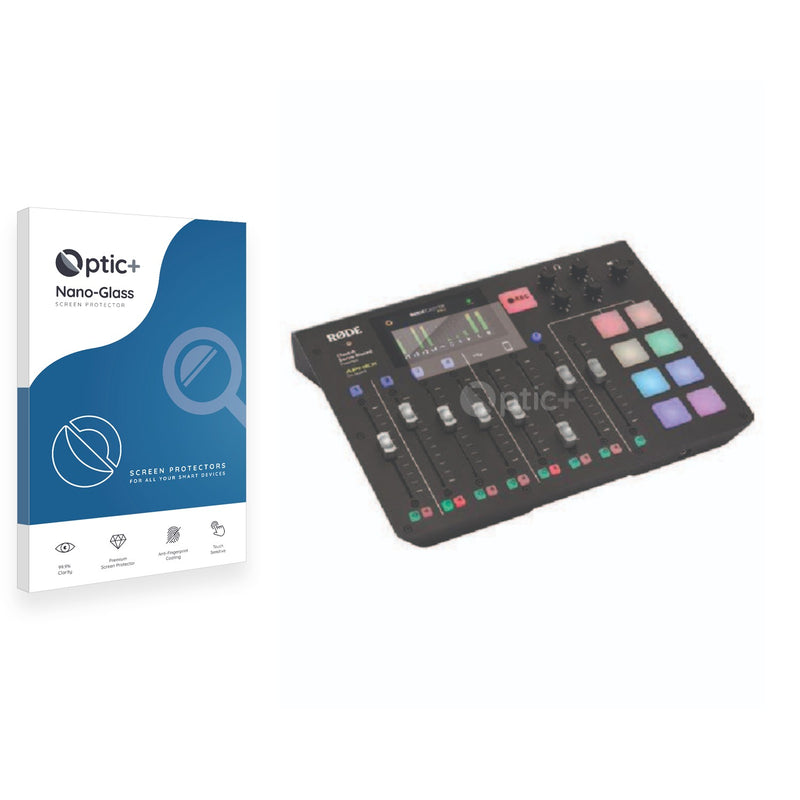 Optic+ Nano Glass Screen Protector for Rodecaster Pro 1