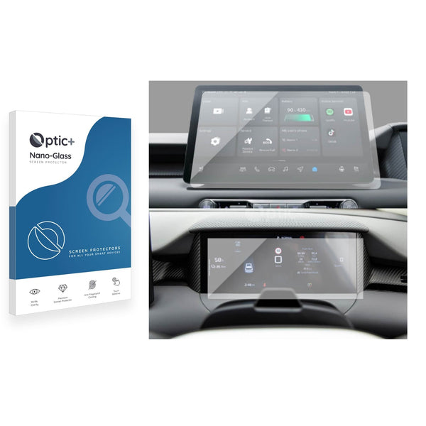 Nano Glass screen protector for MG S5 EV (Dual Screens)