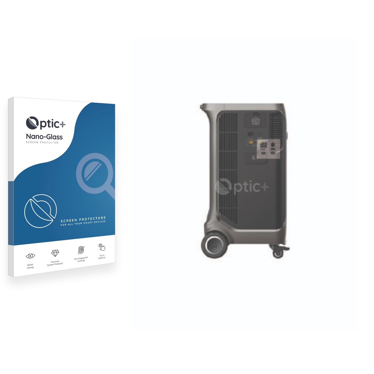 Optic+ Nano Glass Rear Protector for Anker SOLIX F3800 - ScreenShield