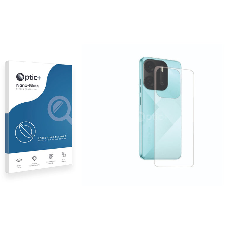 Optic+ Nano Glass Rear Protector for Tecno Pop 7 (Back)