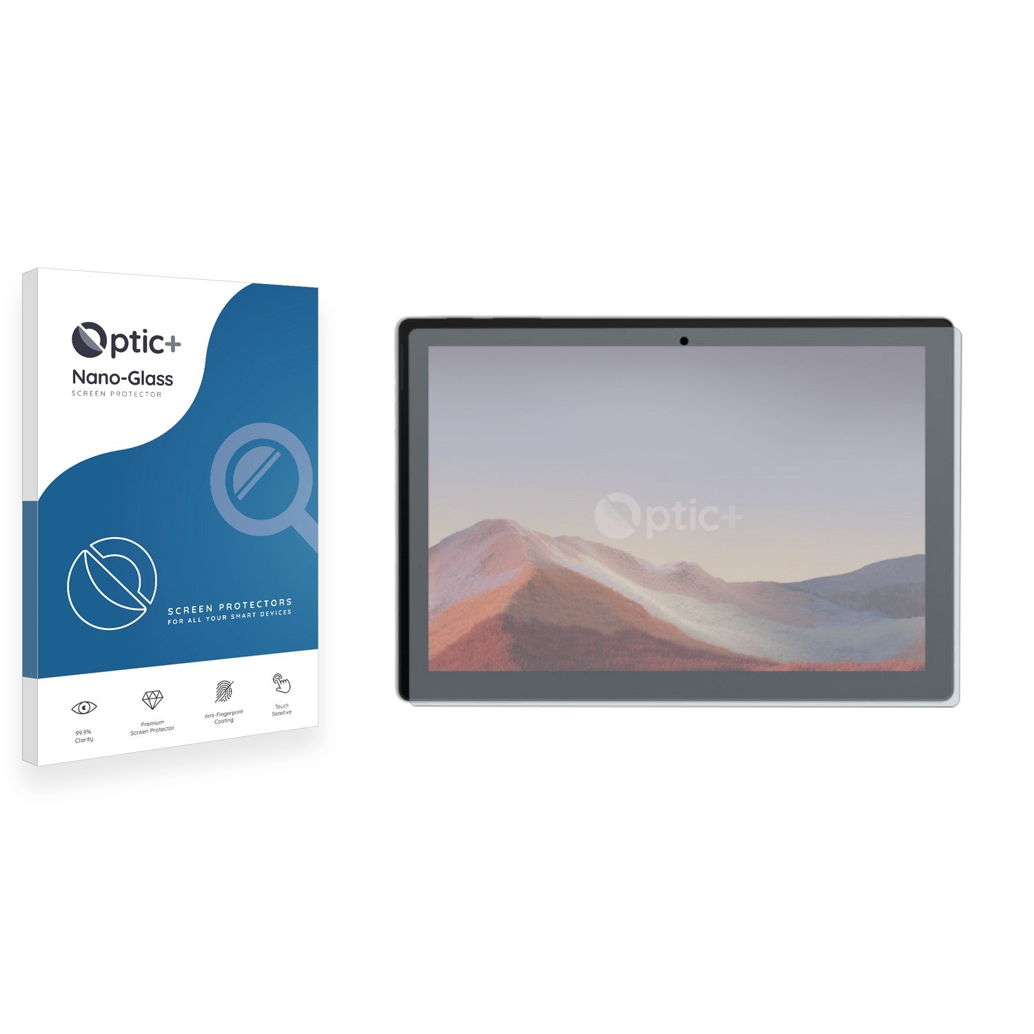 Optic+ Nano Glass Screen Protector for Microsoft Surface Pro 7 ...