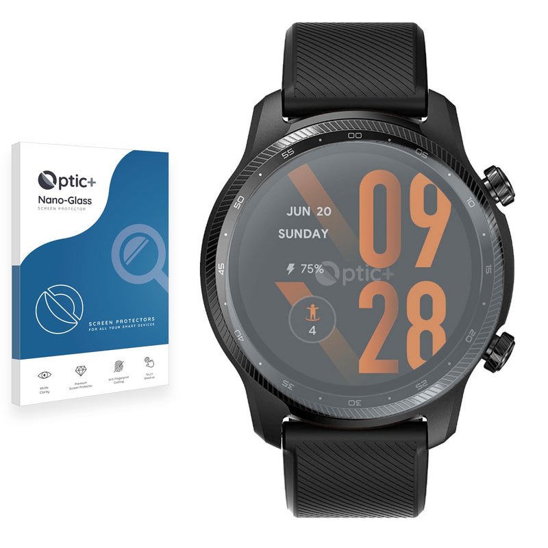 Optic Nano Glass Screen Protector for Mobvoi Ticwatch Pro 3 Ultra GPS ScreenShield