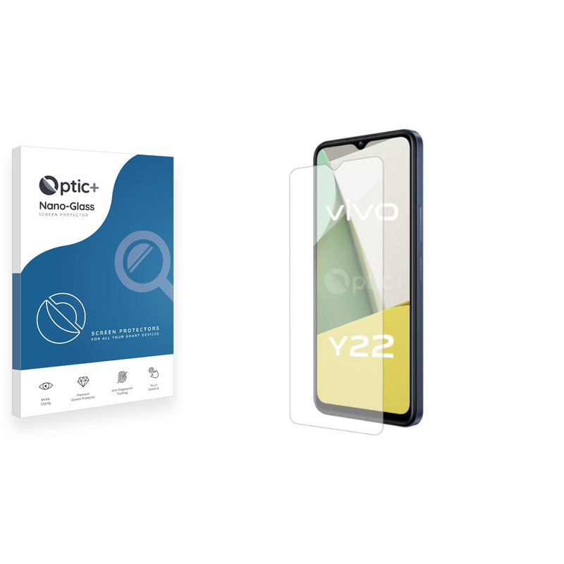 Optic+ Nano Glass Screen Protector for Vivo Y22