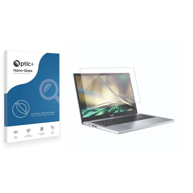 Optic+ Nano Glass Screen Protector for Acer Aspire 3 A315-44