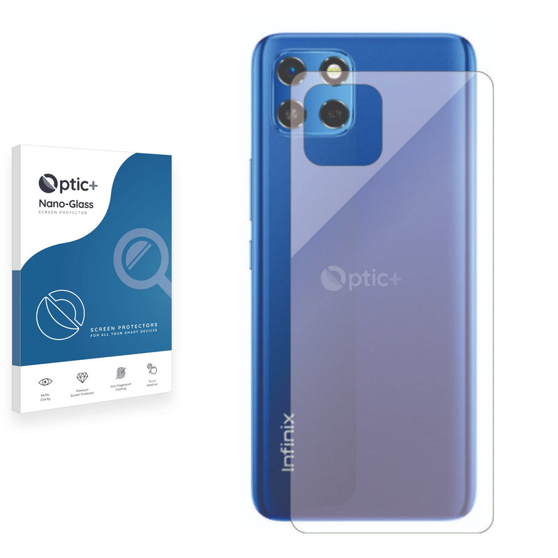 Optic+ Nano Glass Rear Protector for Infinix Smart 6 HD (Back)