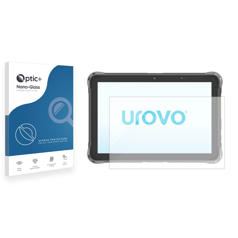 Optic+ Nano Glass Screen Protector for Urovo P8100P 10 Tablet