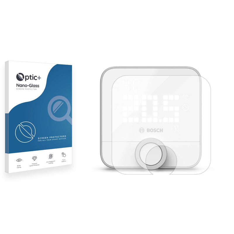 Optic+ Nano Glass Screen Protector for Bosch Smart Home Thermostat II 230 V