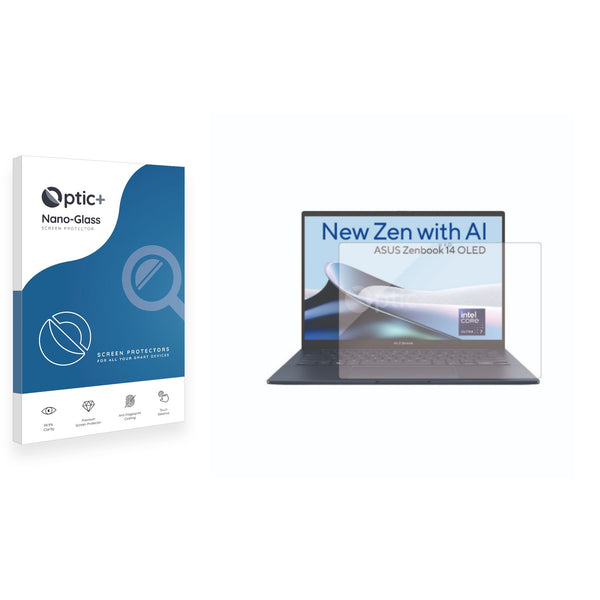Optic+ Nano Glass Screen Protector for Asus Zenbook 14" 3k OLED (UX3405MA)