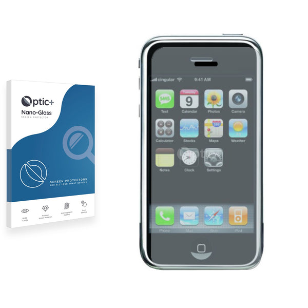 Optic+ Nano Glass Screen Protector for Apple iPhone 2G