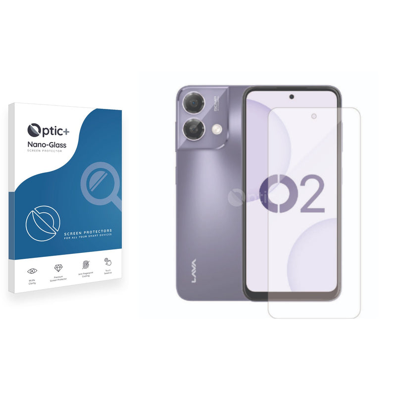 Optic+ Nano Glass Screen Protector for Lava O2