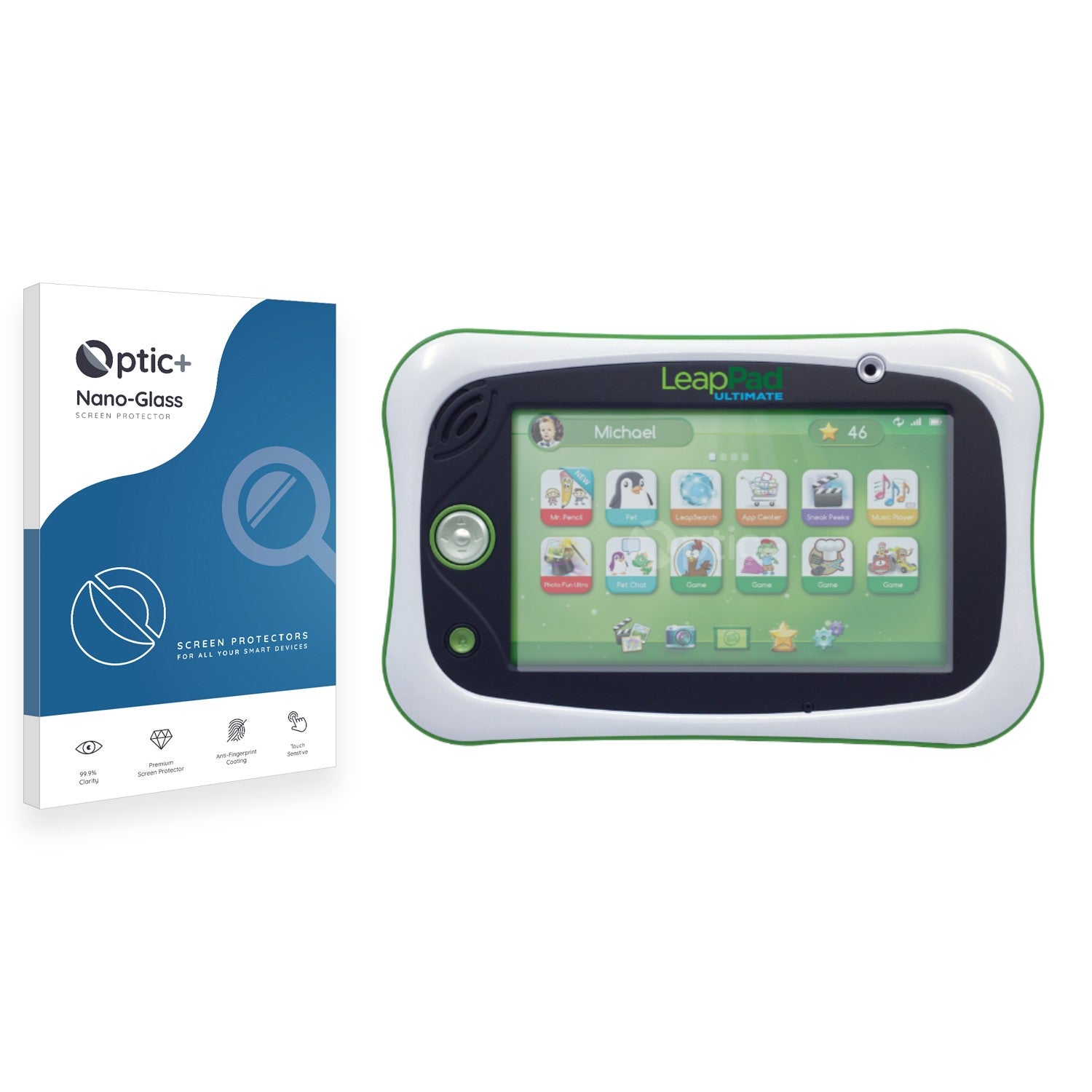 Optic+ Nano Glass Screen Protector for LeapFrog LeapPad Ultimate ...