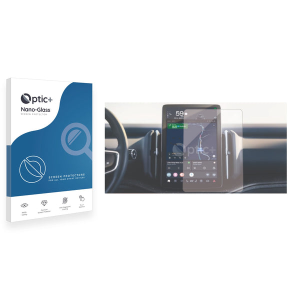 Upscreen Pellicola Protettiva Hybrid Glass Per Volvo EX30 12.3'' – Durezza 9H – Made In Germany