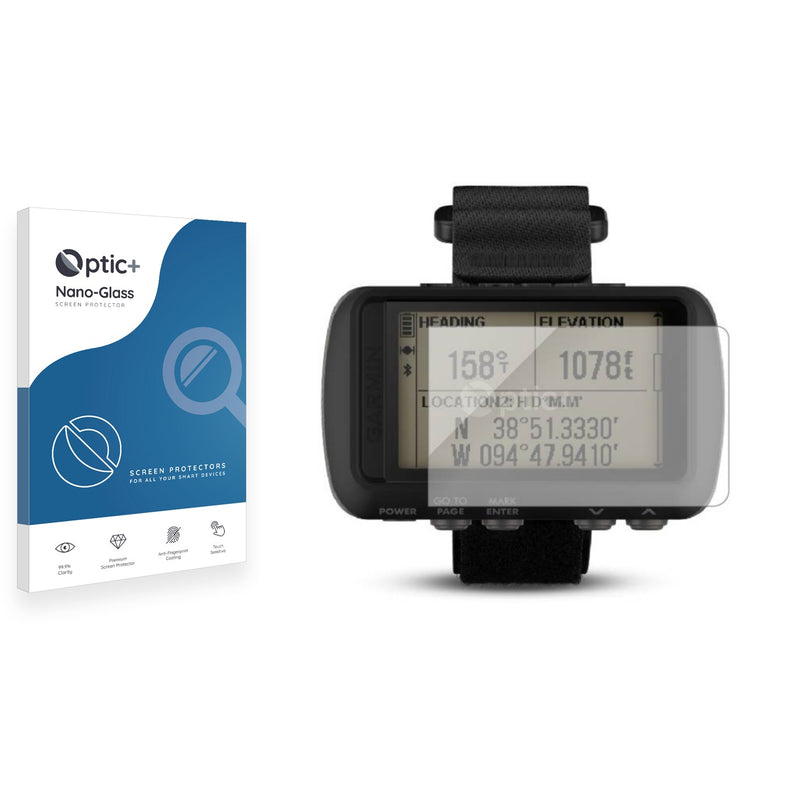 Optic+ Nano Glass Screen Protector for Garmin Foretrex 601