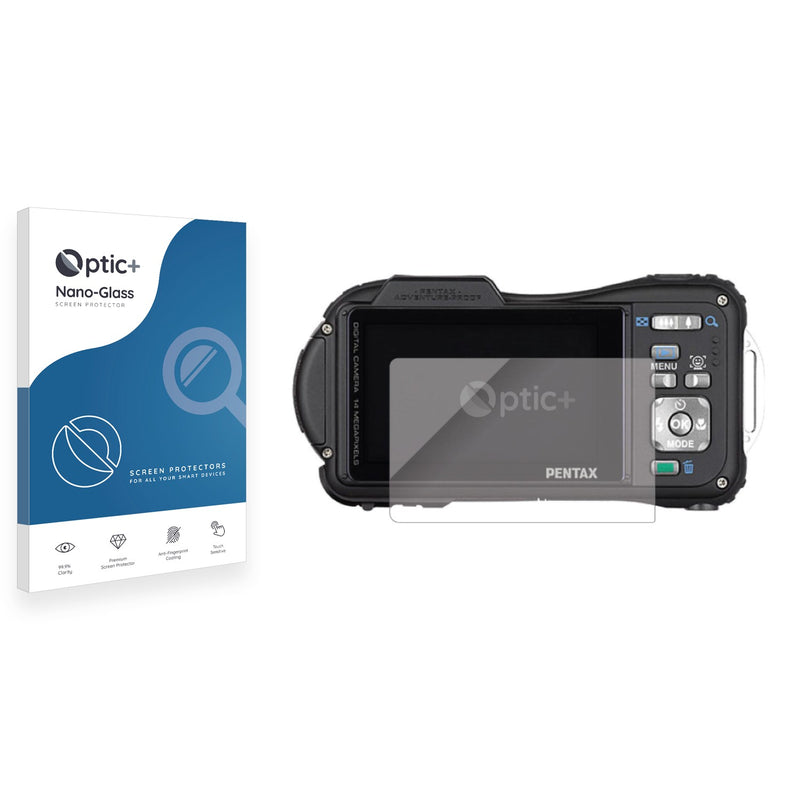 Optic+ Nano Glass Screen Protector for Pentax Optio WG-1