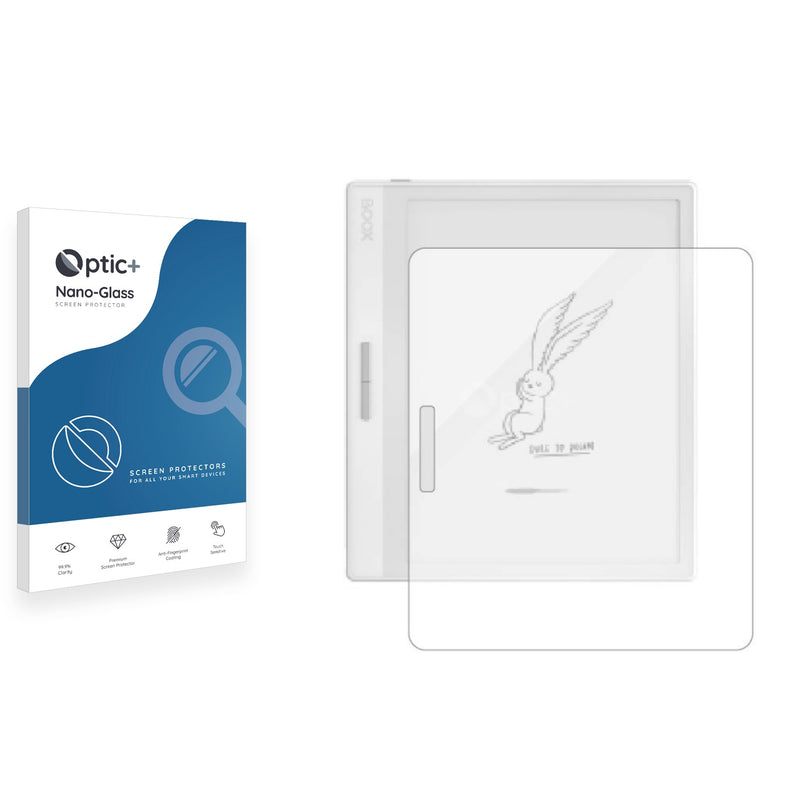 Optic+ Nano Glass Screen Protector for Onyx Boox Leaf 2 White Edition