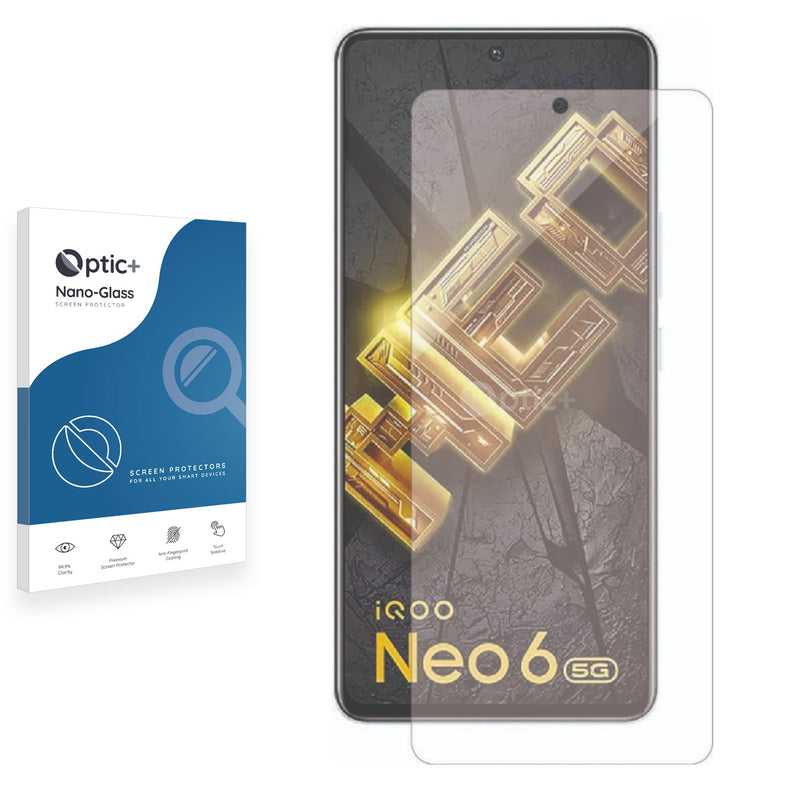 Optic+ Nano Glass Screen Protector for Vivo iQOO Neo 6