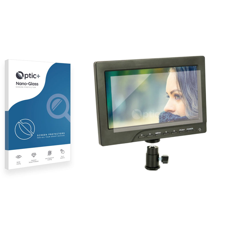 Optic+ Nano Glass Screen Protector for ProAm USA Iris Pro 7" On-Camera Monitor