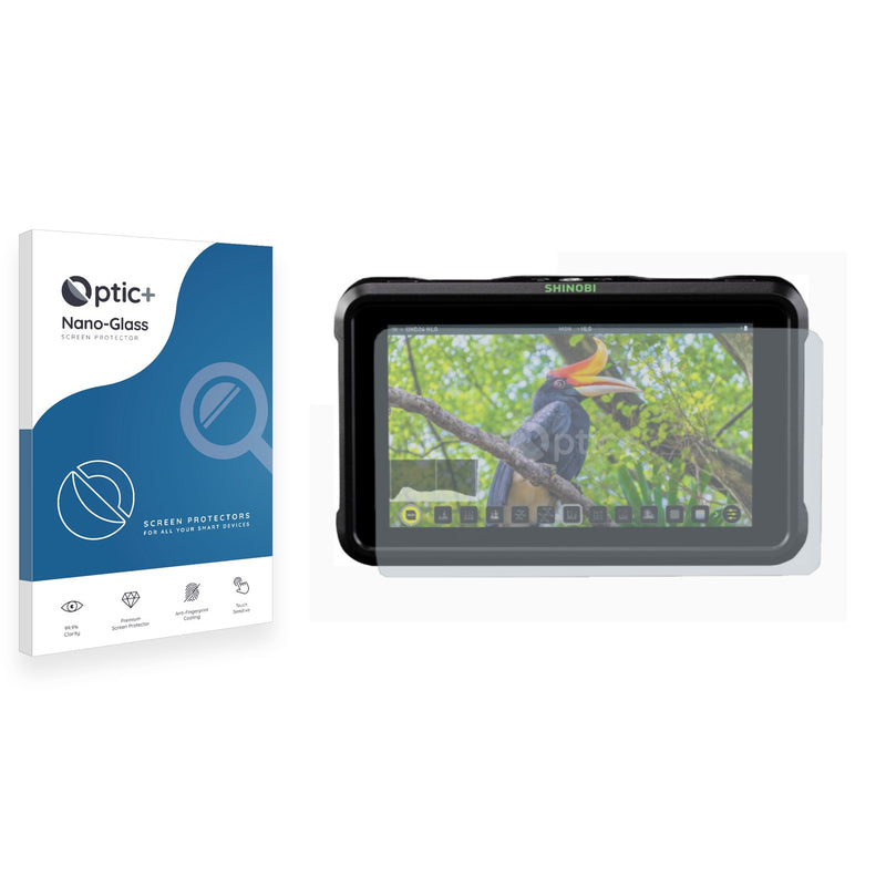 Optic+ Nano Glass Screen Protector for Atomos Shinobi