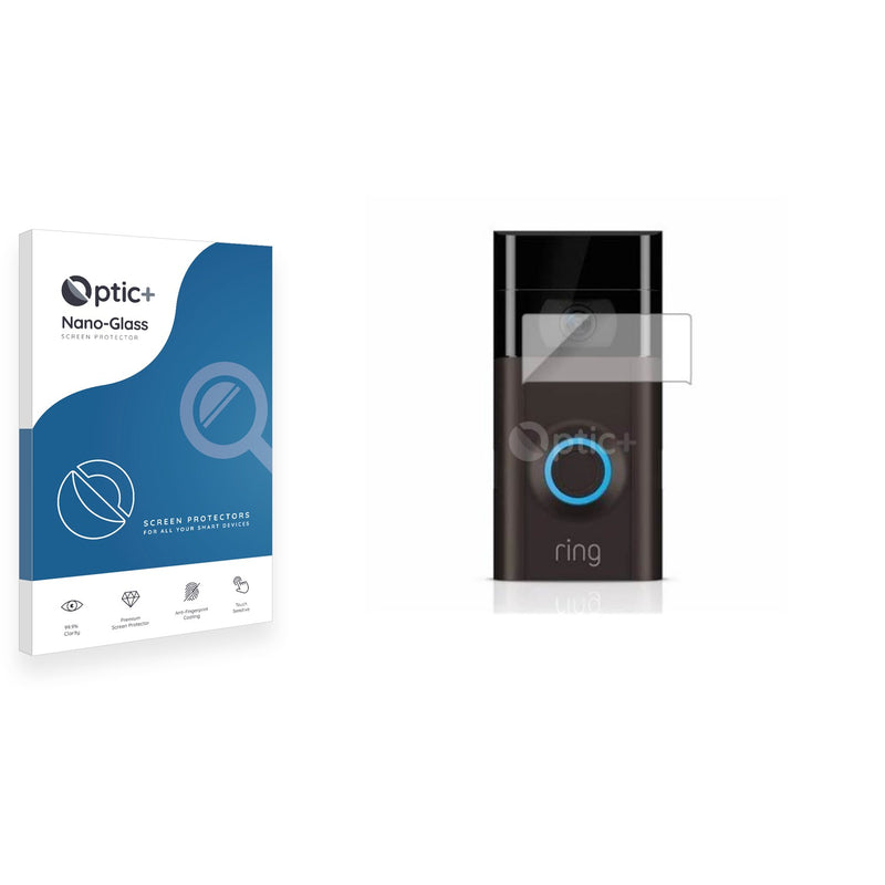 Optic+ Nano Glass Screen Protector for Ring Doorbell 2