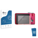 3pk Optic+ Nano Glass Screen Protectors for Sony Cyber-Shot DSC-H70