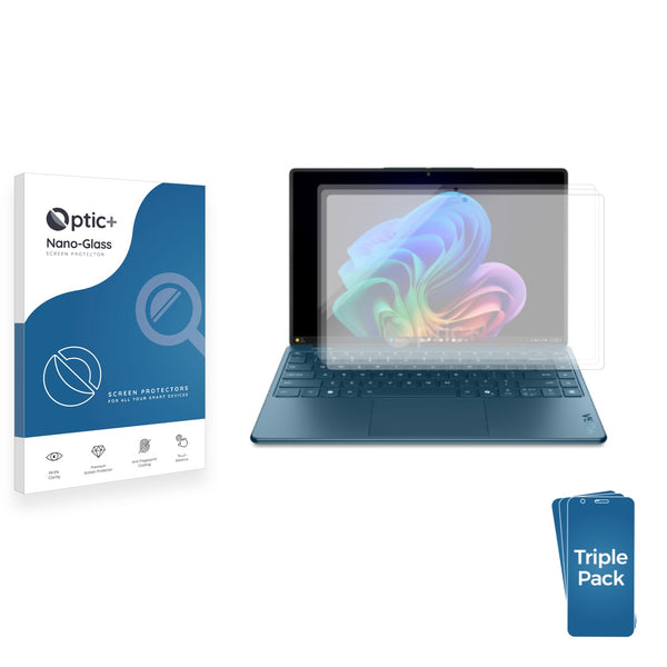 3-pack of Nano Glass screen protectors for Lenovo Yoga Slim 9i Gen 10 14