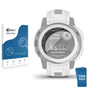3pk Optic+ Nano Glass Screen Protectors for Garmin Instinct 2S Solar (40 mm)