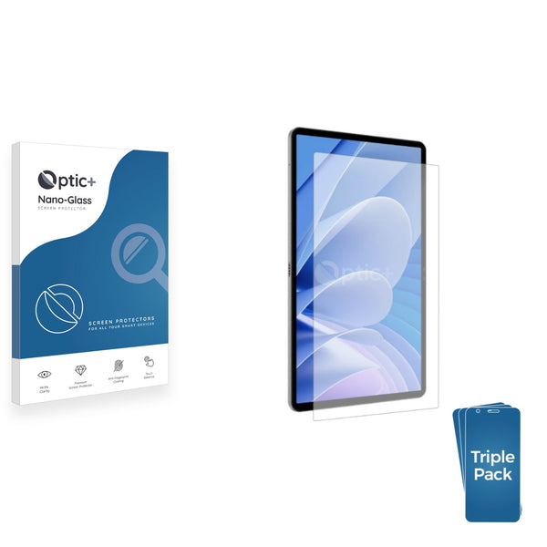 3pk Optic+ Nano Glass Screen Protectors for Doogee T30 Pro