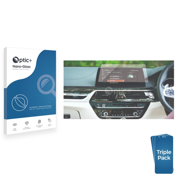 3pk Optic+ Nano Glass Screen Protectors for BMW 5 Touring G31 69 2019