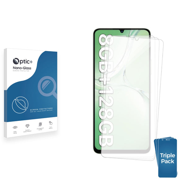 3-pack of Nano Glass screen protectors for Umidigi G100A