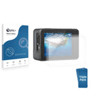 3-pack of Nano Glass screen protectors for PULSE ActionCam Real 4K 60fps