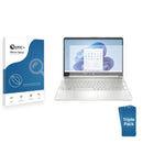 3pk Optic+ Nano Glass Screen Protectors for HP 15.6 inch Silver