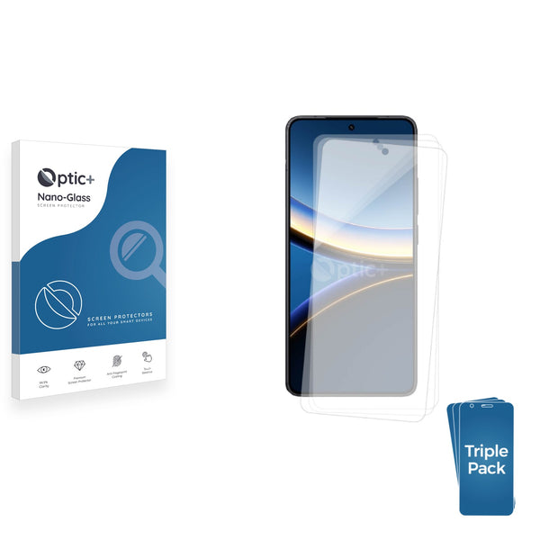 3-pack of Nano Glass screen protectors for Xiaomi Poco F7 Ultra