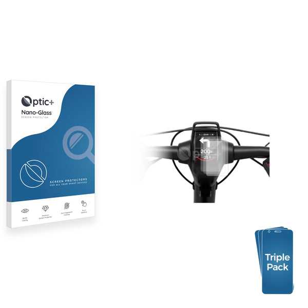 3-pack of Nano Glass screen protectors for Segway GT3 D