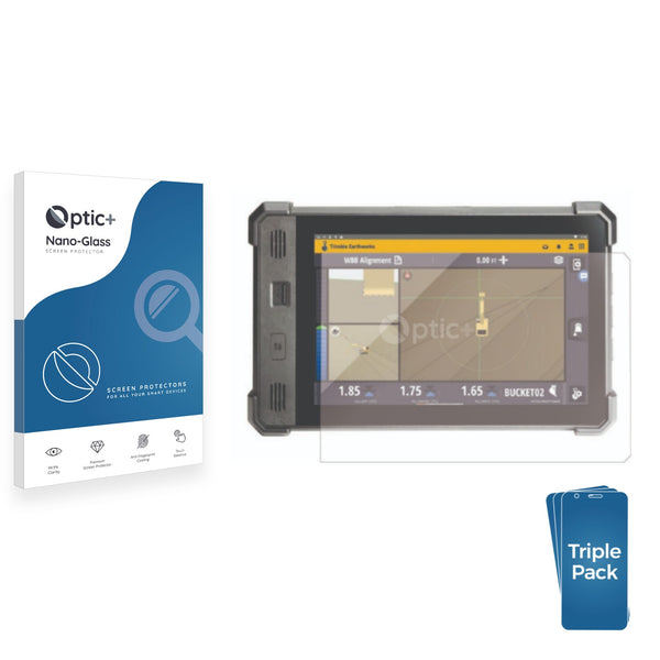 Optic+ Nano Glass Screen Protector For Trimble TSC7 Field Controller – Premium 3-Layer Protection