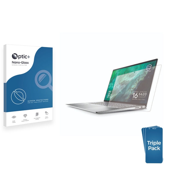 3pk Optic+ Nano Glass Screen Protectors for Dell Inspiron 16