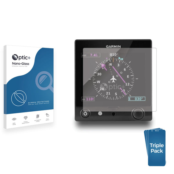 3pk Optic+ Nano Glass Screen Protectors for Garmin G5