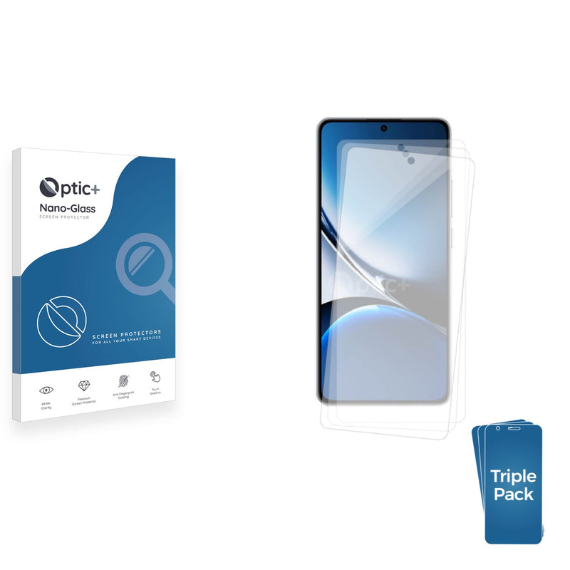 3-pack of Nano Glass screen protectors for Xiaomi Redmi Turbo 4