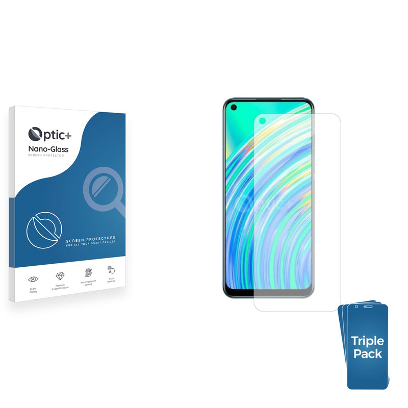 3-pack of Nano Glass screen protectors for realme C17