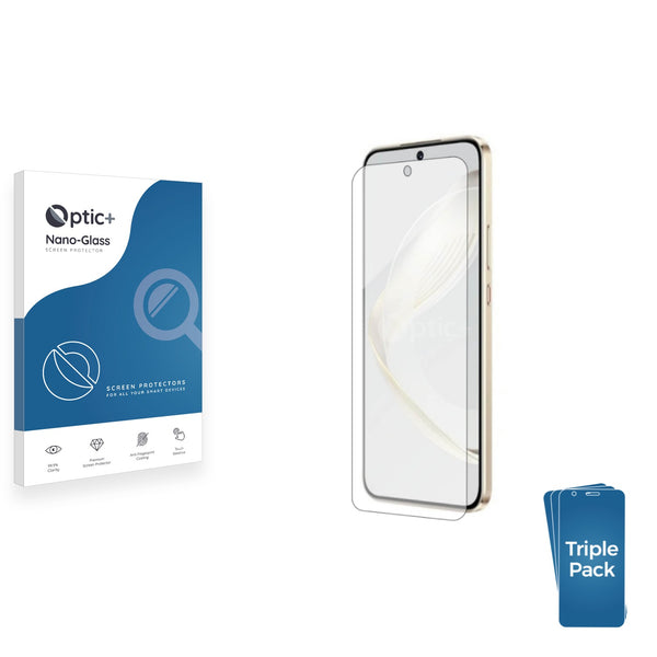 3pk Optic+ Nano Glass Screen Protectors for Huawei Nova 11 SE