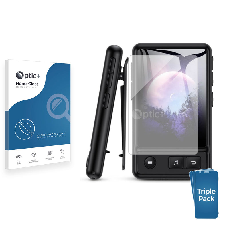 3pk Optic+ Nano Glass Screen Protectors for AGPtek A30X