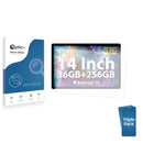 3-pack of Nano Glass screen protectors for RUSHAR A140 14