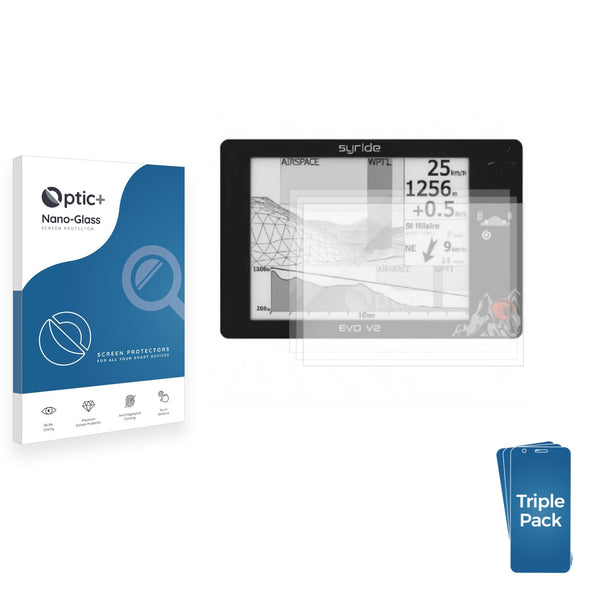 3-pack of Nano Glass screen protectors for XC Tracer Maxx III